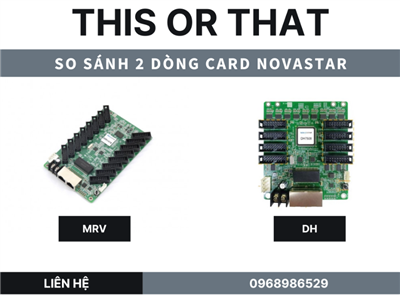 Giải pháp thay thế cho card nhận MRV? Khám phá “Người Anh Em” tiết kiệm trong hệ sinh thái Novastar