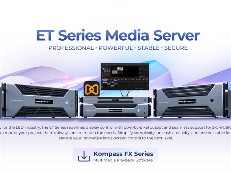 Máy chủ phương tiện NovaStar ET1S-G: Cách mạng hóa các cài đặt hiển thị quy mô nhỏ